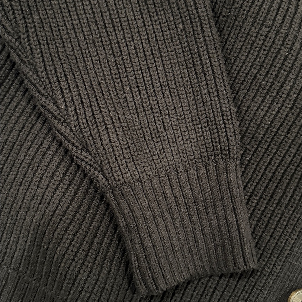 Old Navy Black Button-Up Sweater - Picture 4 of 4